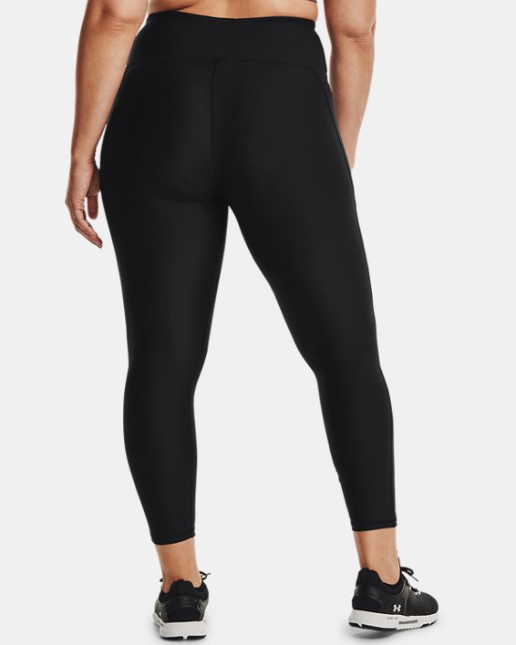 Women's HeatGear® Armour No-Slip Waistband Full-Length Leggings, Black, pdpMainDesktop image number 1